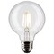 6Pk - Satco 4.5w G25 Globe Filament LED 3000K Medium Base Dimmable - 40w equiv